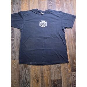 West Coast Choppers Mens XL T-Shirt Black Long Beach CA Graphic Anvil Vintage